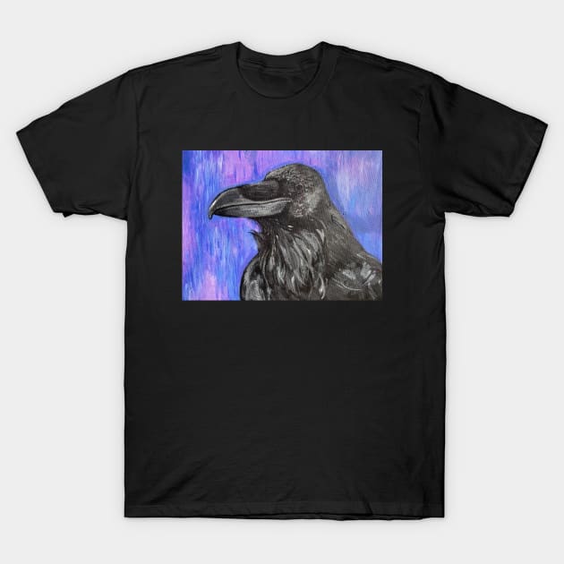 Crow painting T-Shirt by JArtStudioandDesigns